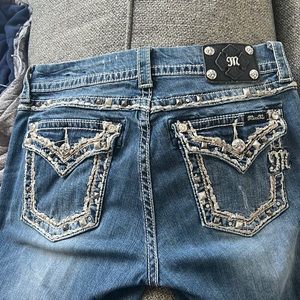 Miss me jeans Sz 30 boot cut in great condition. Light blue.